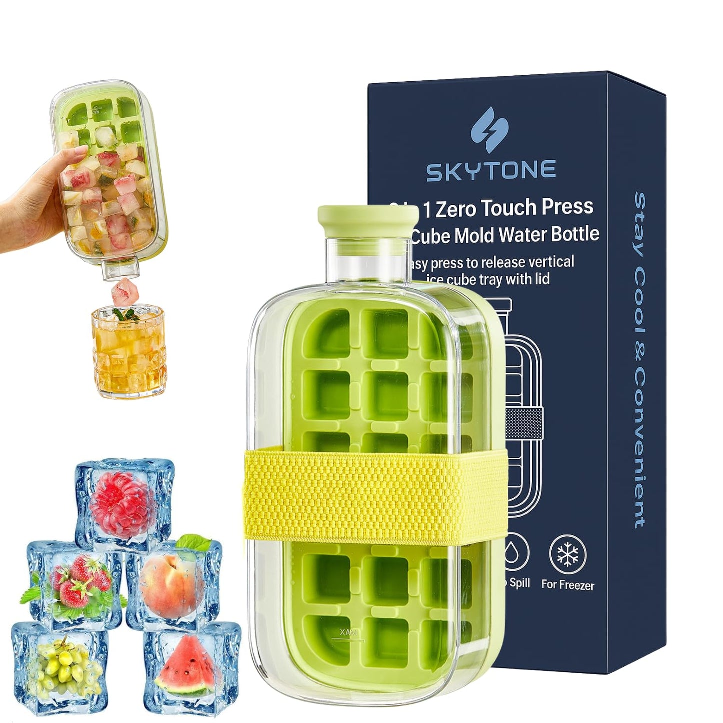 Ice Cube Mould Water Bottle