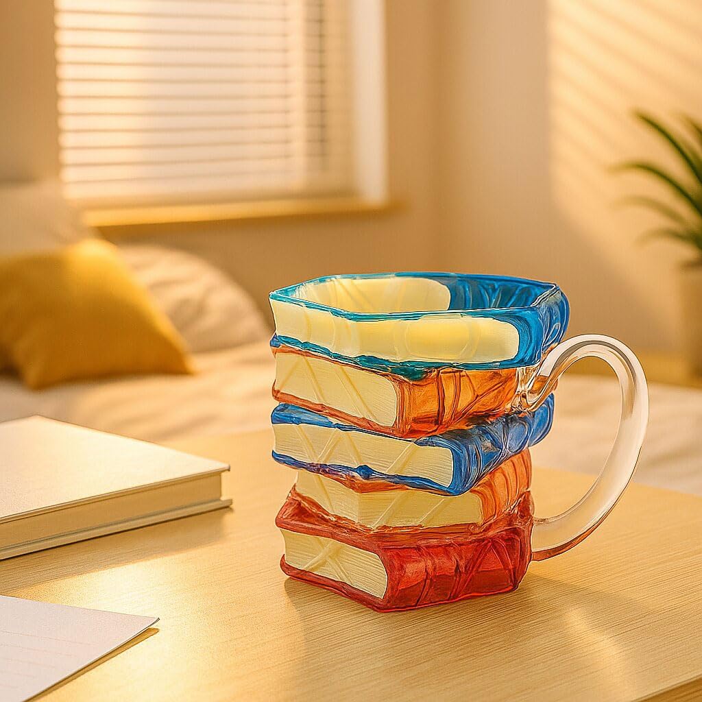 3D book mug