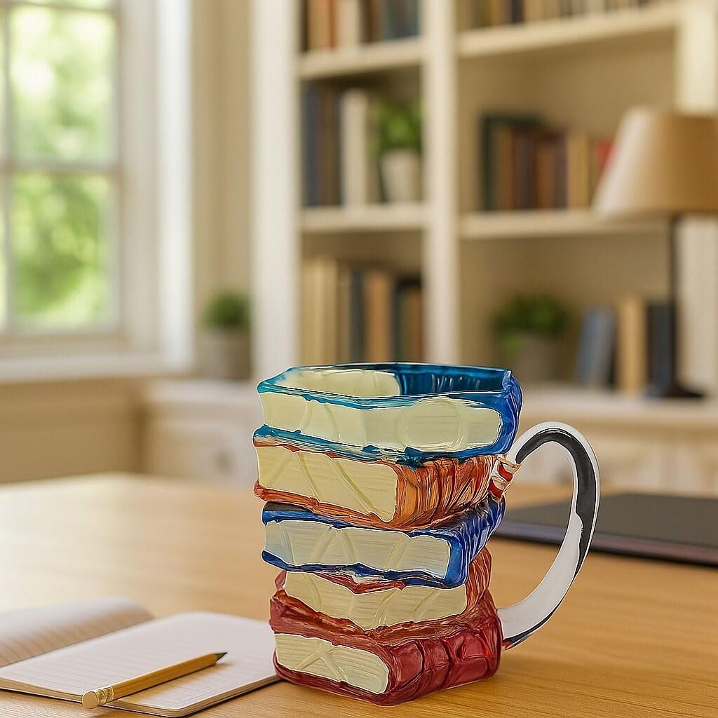 3D book mug