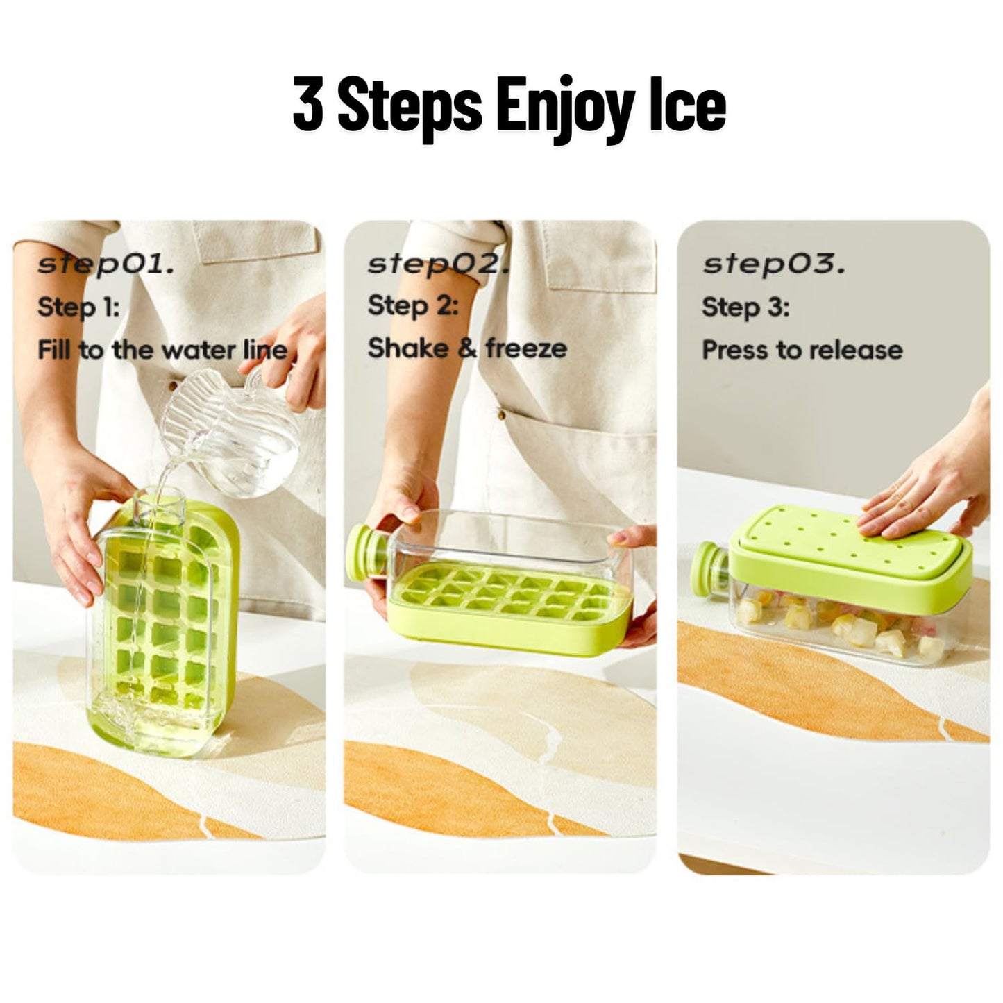 Ice Cube Mould Water Bottle