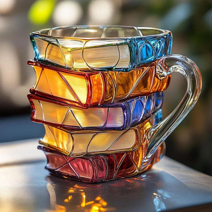 3D book mug